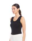 Scoop Neck Tank - Black