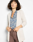 Elegant Knit Blazer - Sugar Cookie