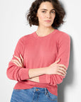 Crew Neck Sweater - Cranberry