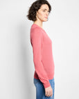 Crew Neck Sweater - Cranberry