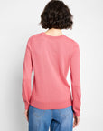 Crew Neck Sweater - Cranberry