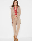 Plaited Cardigan Coat