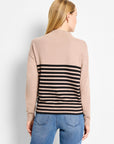Zip Neck Saddle Sweater