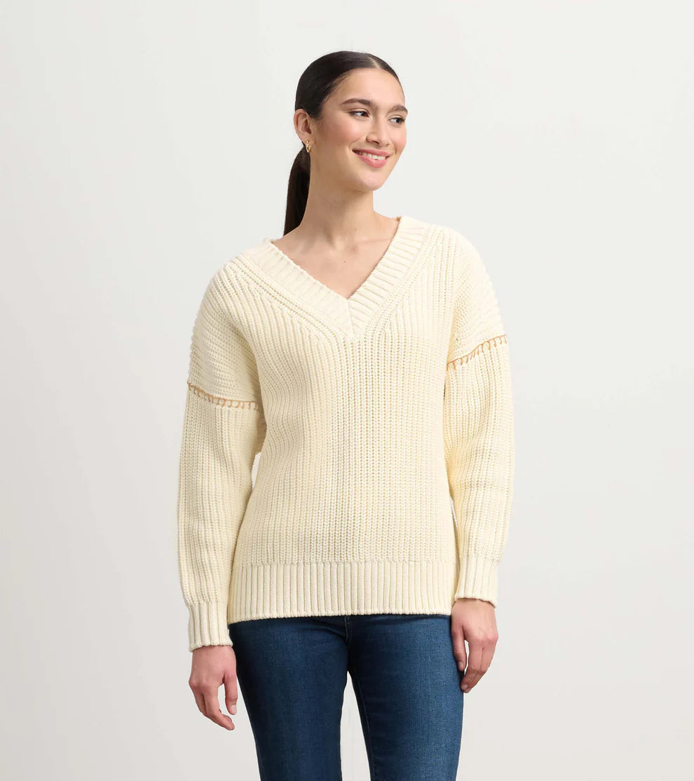 V-Neck Slouchy Sweater