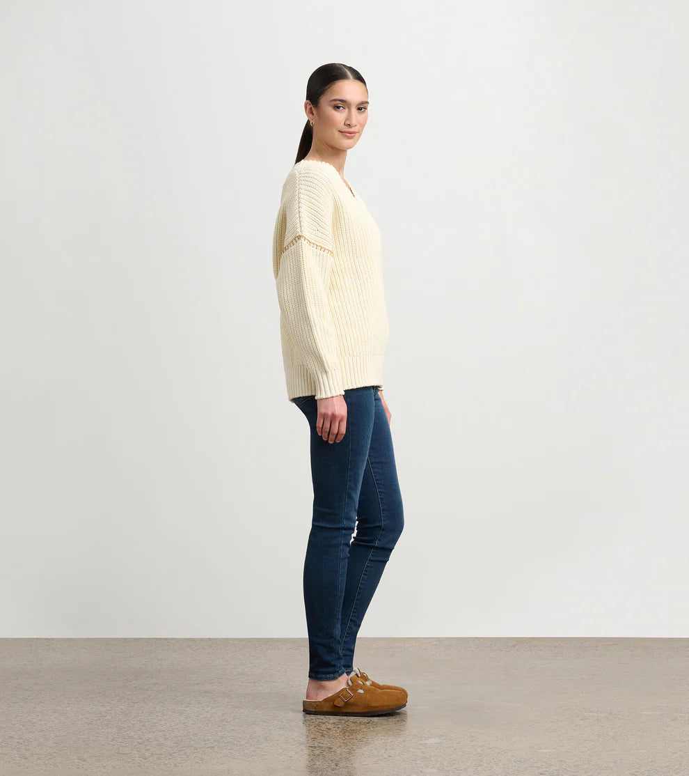 V-Neck Slouchy Sweater