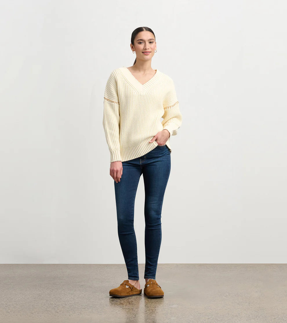 V-Neck Slouchy Sweater