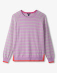 Olivia Sweater - Lilac Stripe