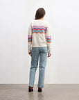 Pointelle Wave Sweater