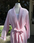 Seersucker Robe - Pink