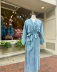 Camelia Blue Robe