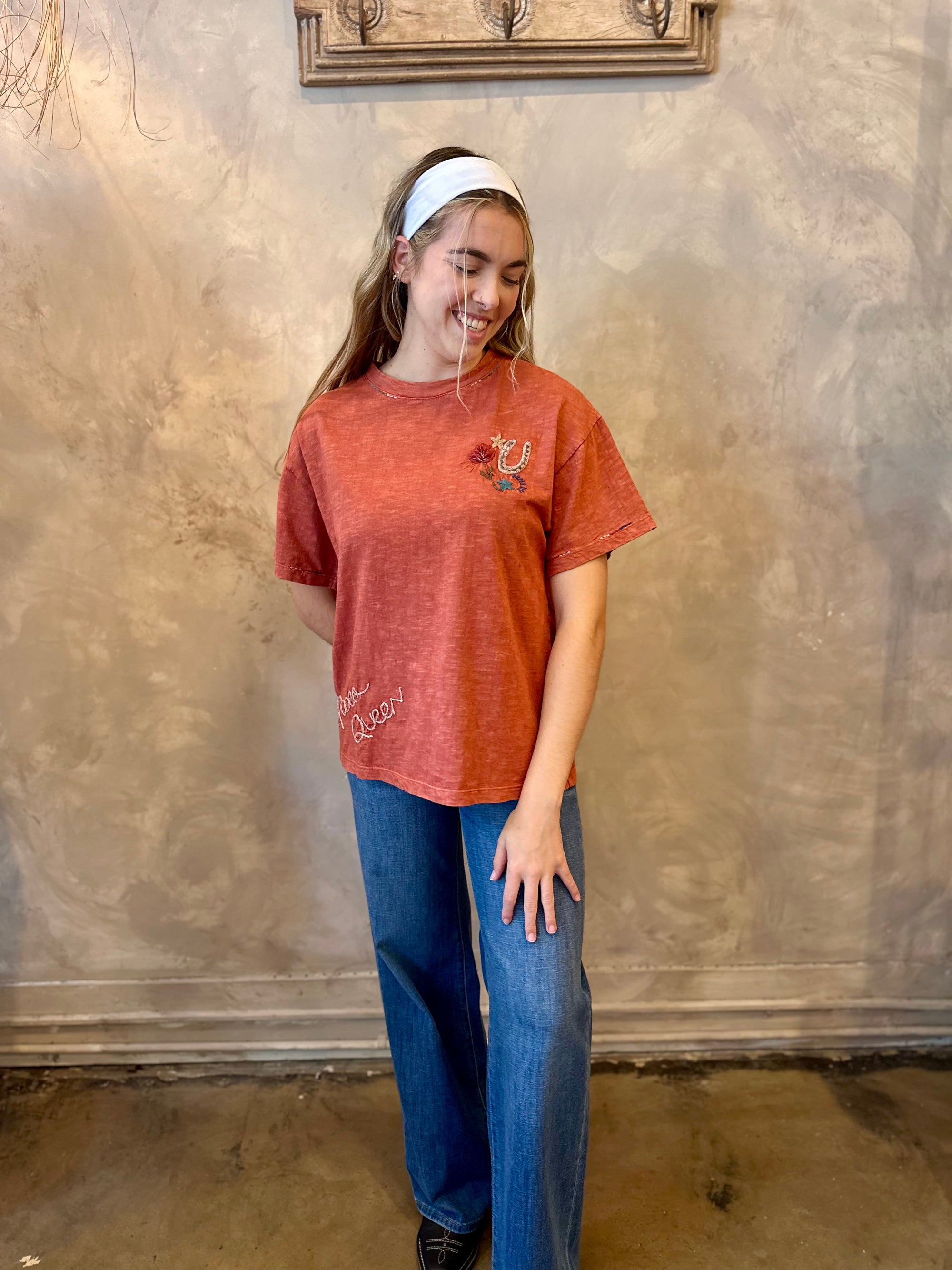 Dolly Rodeo Top - Terracotta