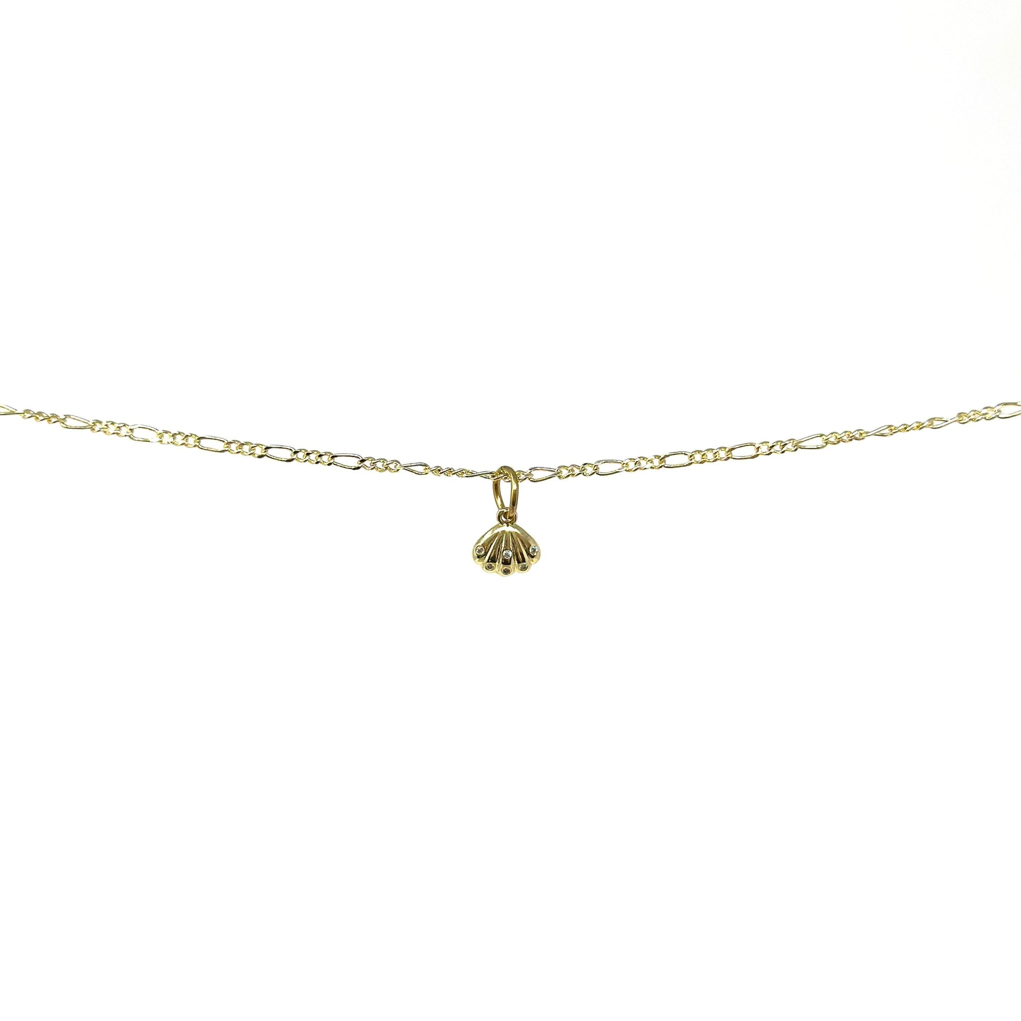 TCP Clam Shell CZ Charm