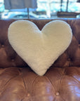 Heart Pillow - Ivory