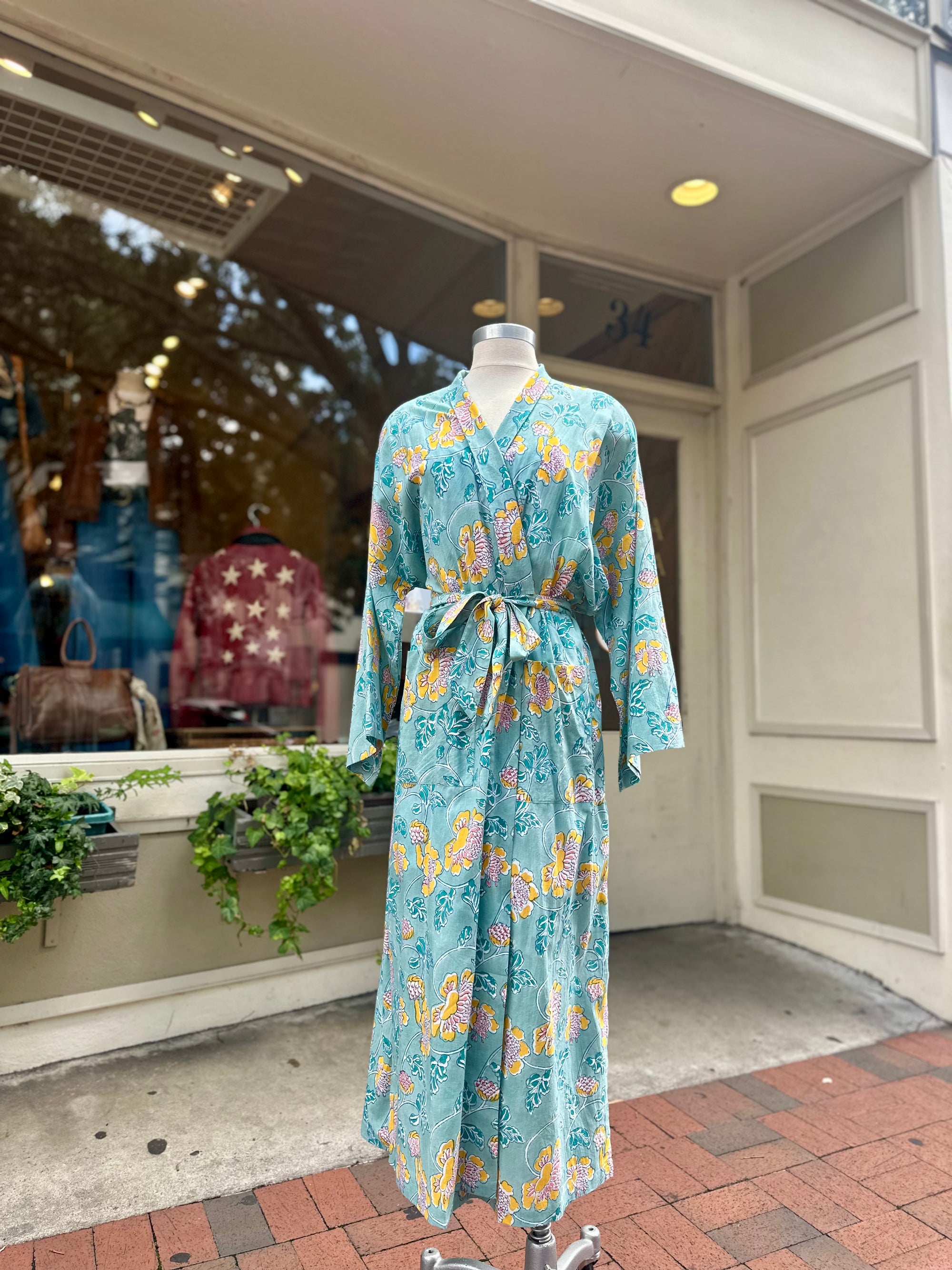 Cornflower Green Robe