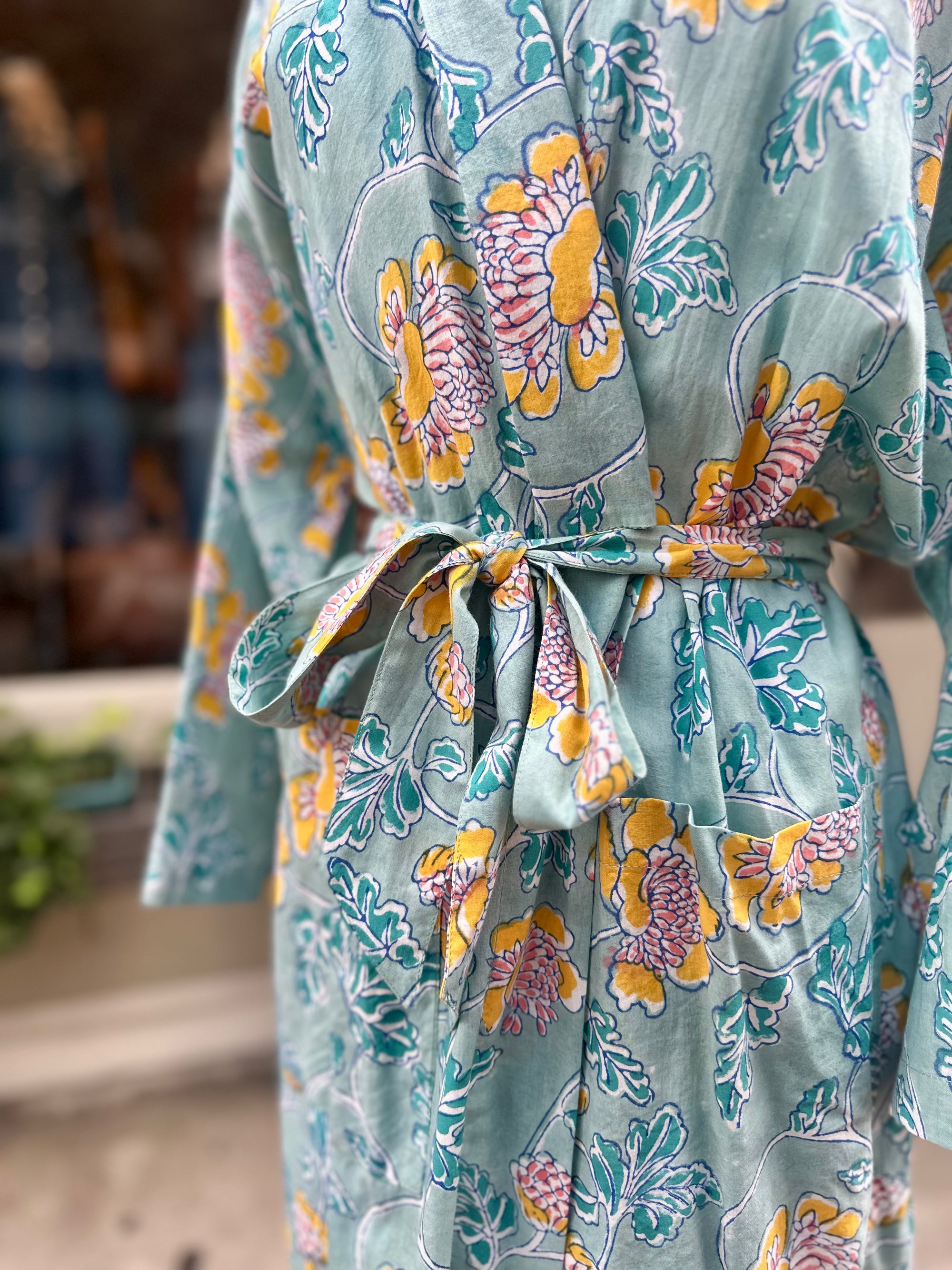 Cornflower Green Robe