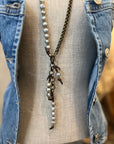 Coco Necklace - Pearl Tassel