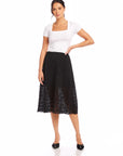 Millie A-Line Skirt - Black