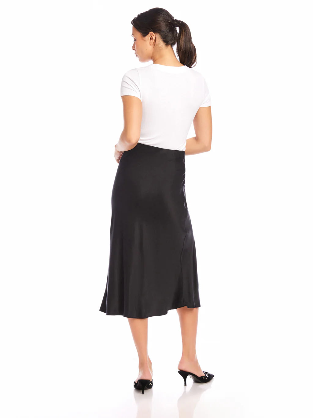 Brielle Midi Skirt - Black