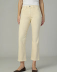 The Callie Crop Bootcut - Creme Brulee