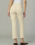 The Callie Crop Bootcut - Creme Brulee
