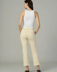 The Callie Crop Bootcut - Creme Brulee