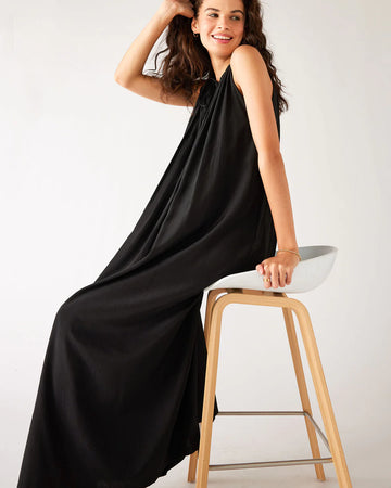 Tulum Patio Dress - Black