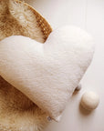 Heart Pillow - Ivory