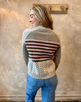 Marl Patchwork Cardi