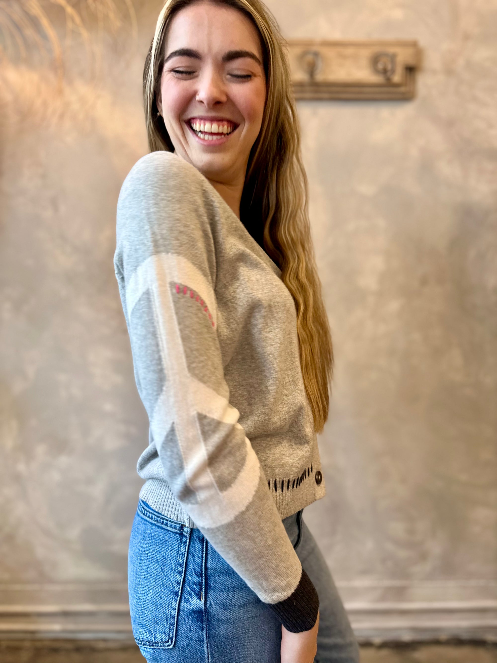 Petal Button Cardigan