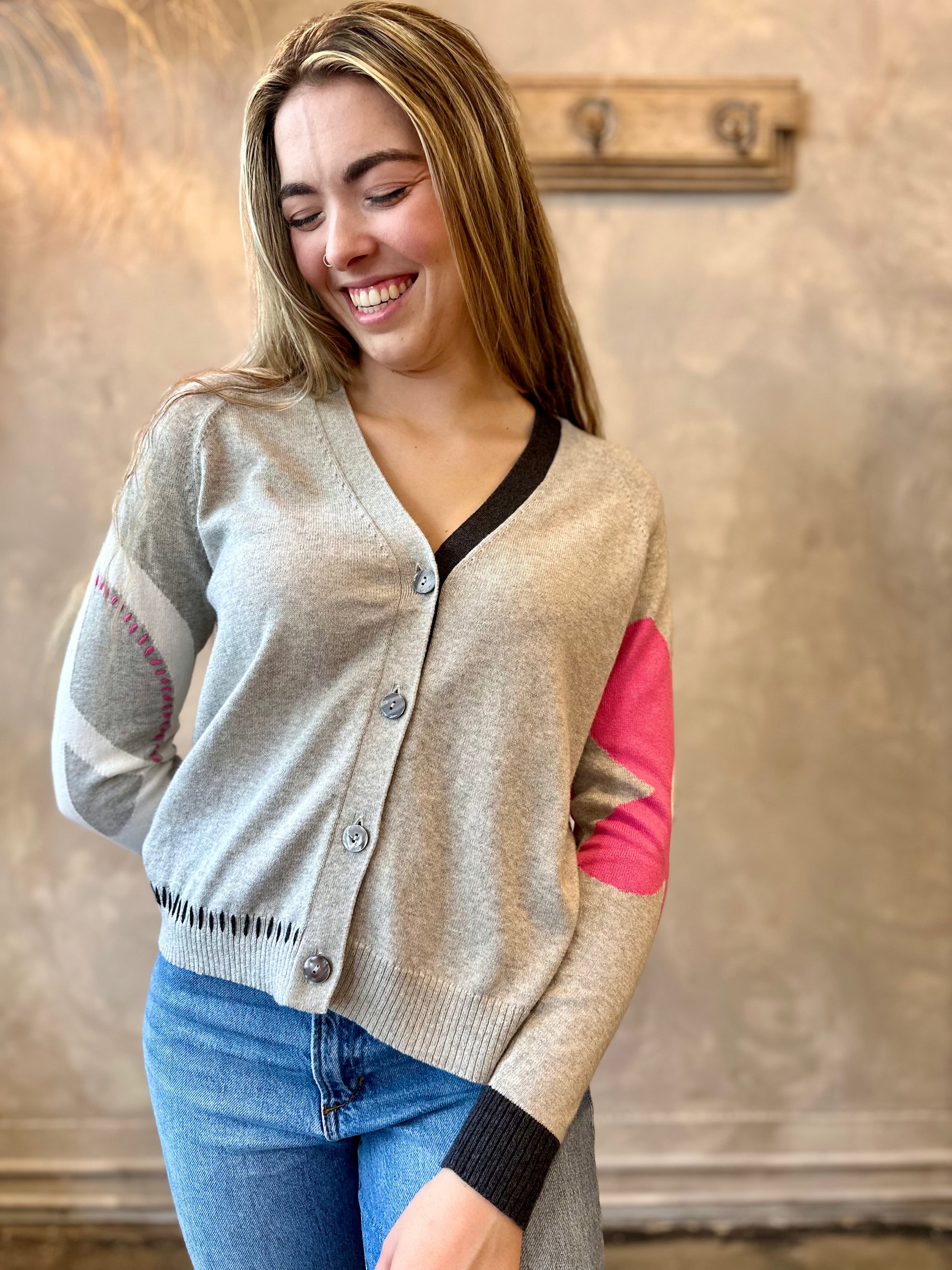 Petal Button Cardigan