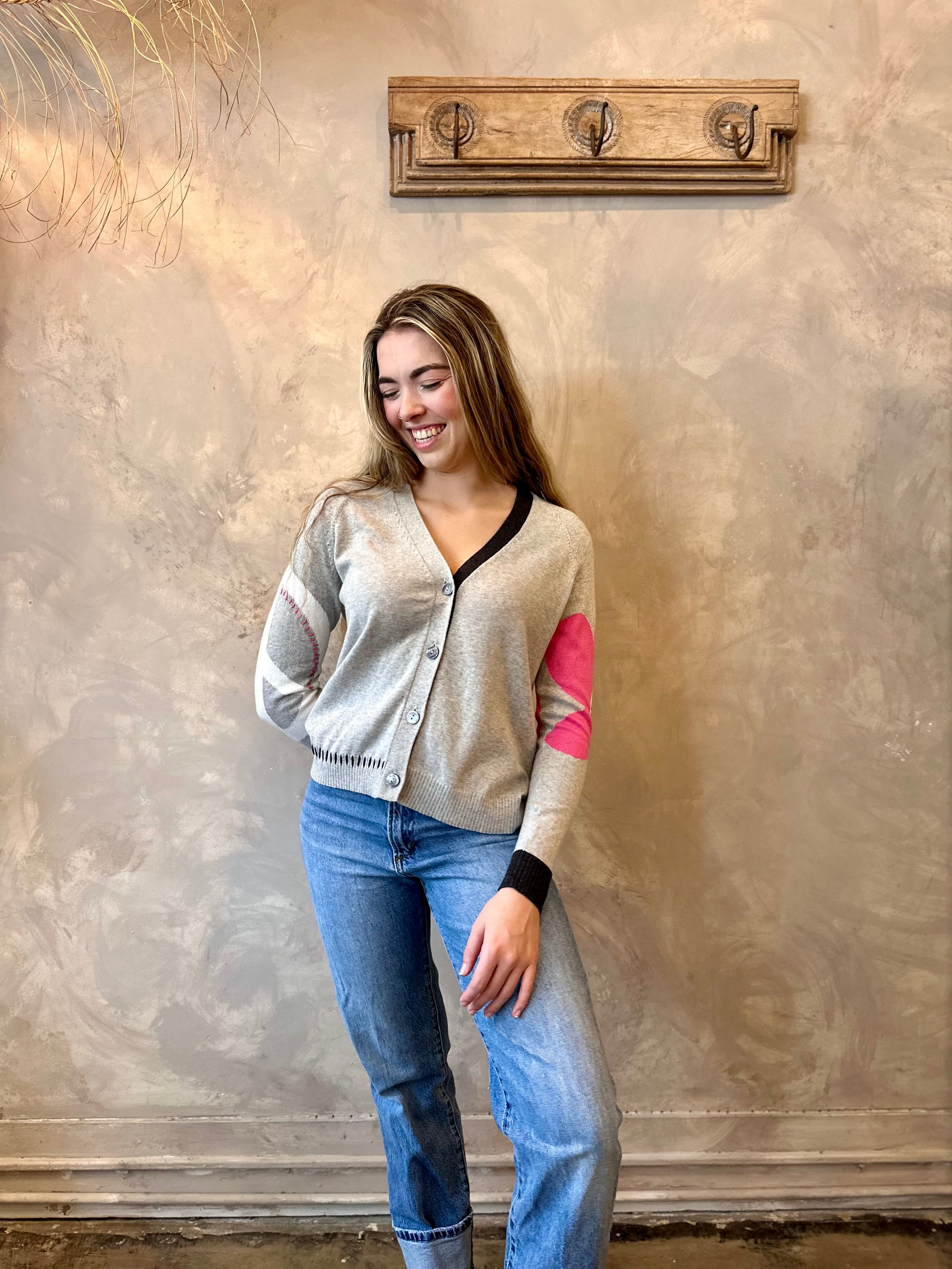 Petal Button Cardigan