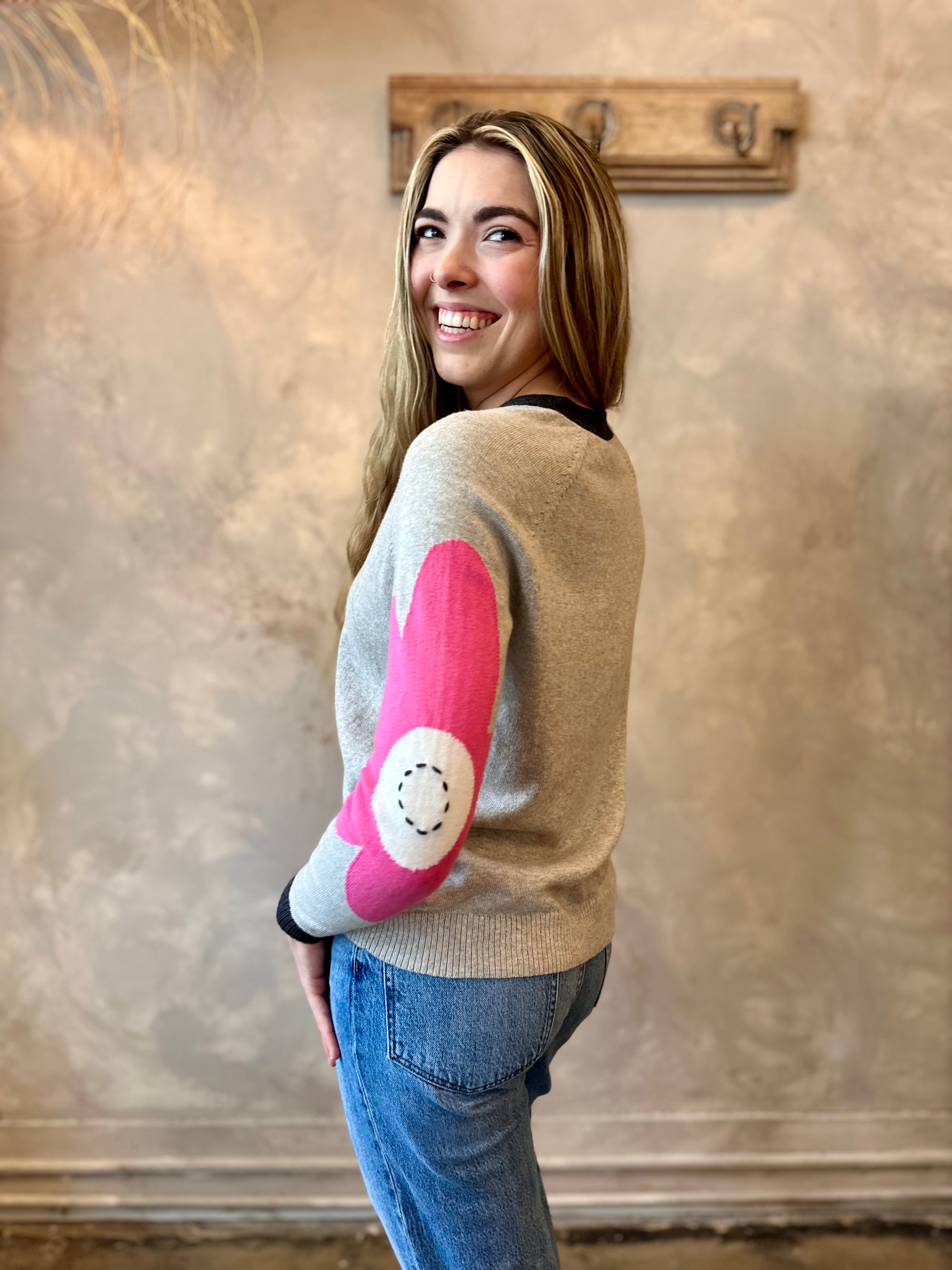 Petal Button Cardigan