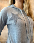 Star Sweatshirt - Denim Blue