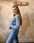 Star Sweatshirt - Denim Blue