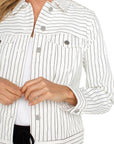 Classic Jean Jacket - Pinstripe