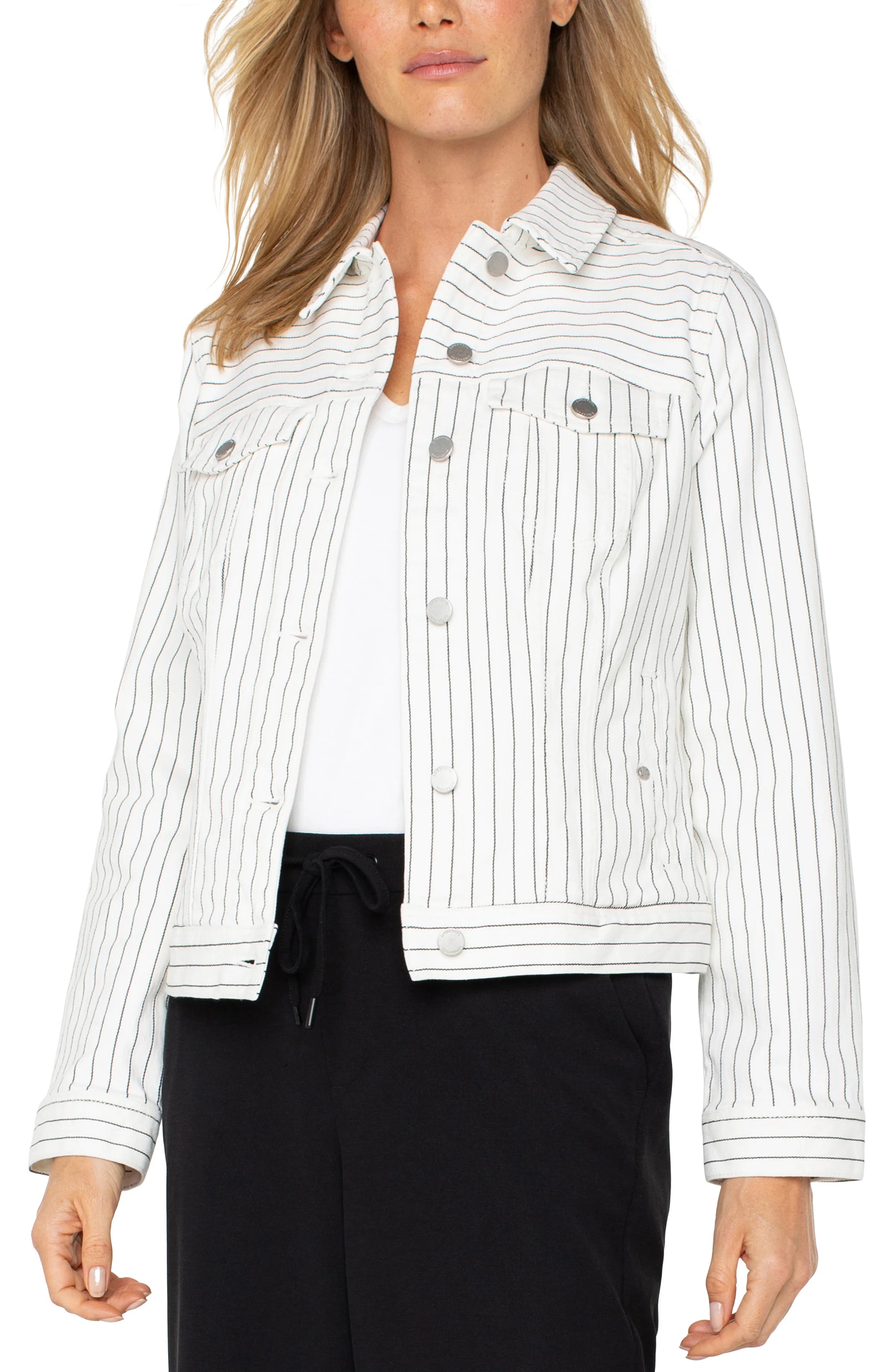 Classic Jean Jacket - Pinstripe