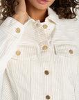 Fit & Flare Jacket - Nautical Stripe