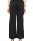 High-Rise Cinch Waist Wide Leg Pant - Onyx