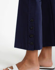 Stella Pull-On Flare Pant - Cadet