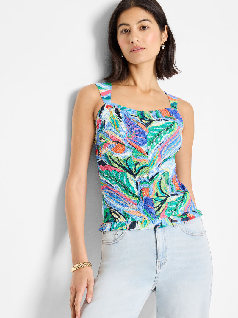 Smocked Tank - Island Beat