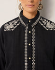 Charro Blouse - Tabasco Noir