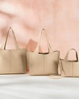 Vida Small Tote - Almond