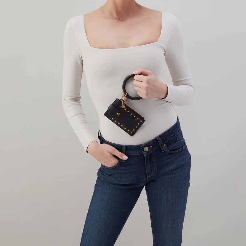 Ring Wristlet - Black