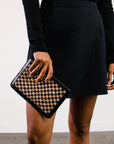 Nesmia Basketweave Clutch