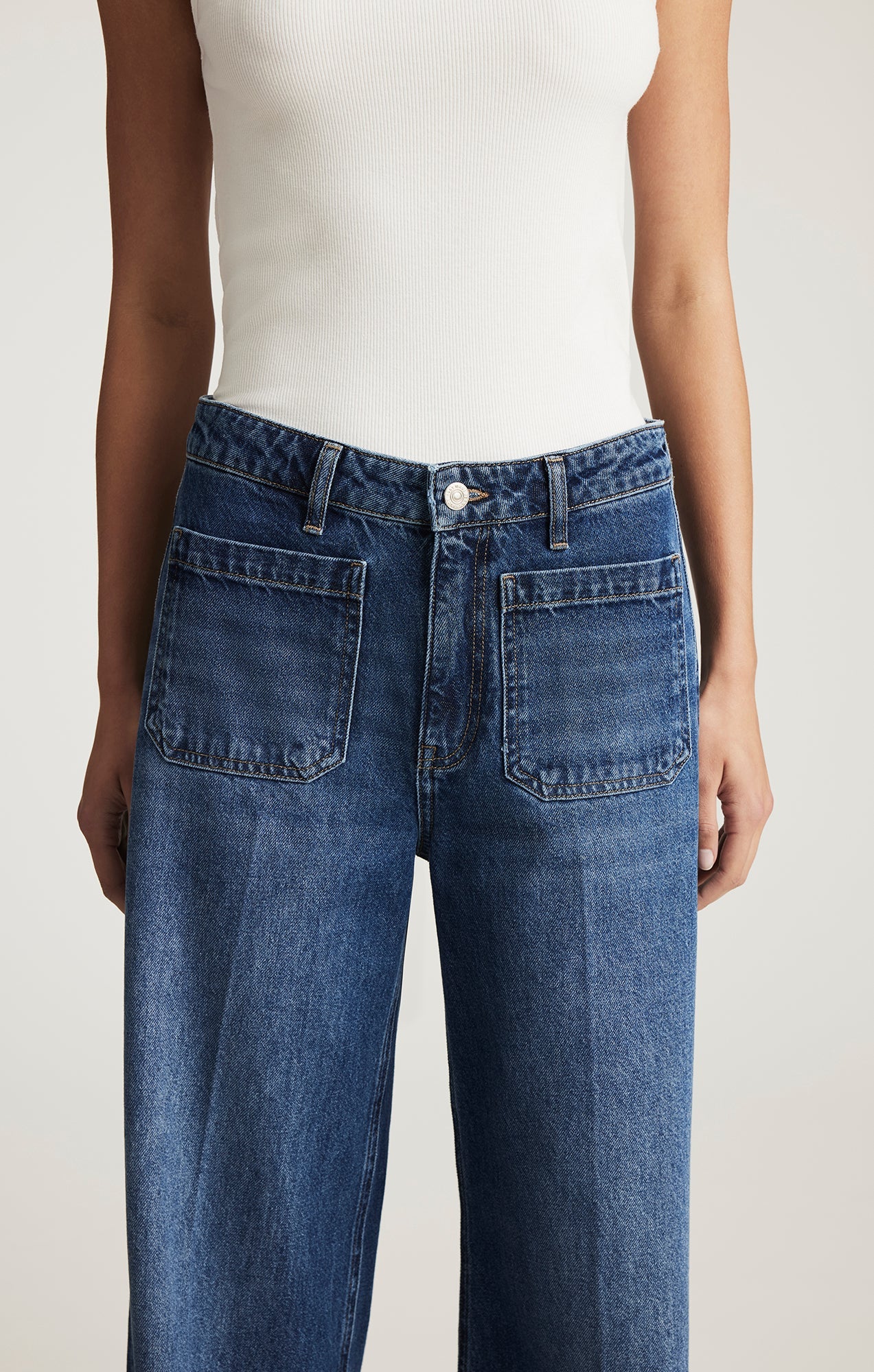 Christine Wide Leg - Dark Brushed
