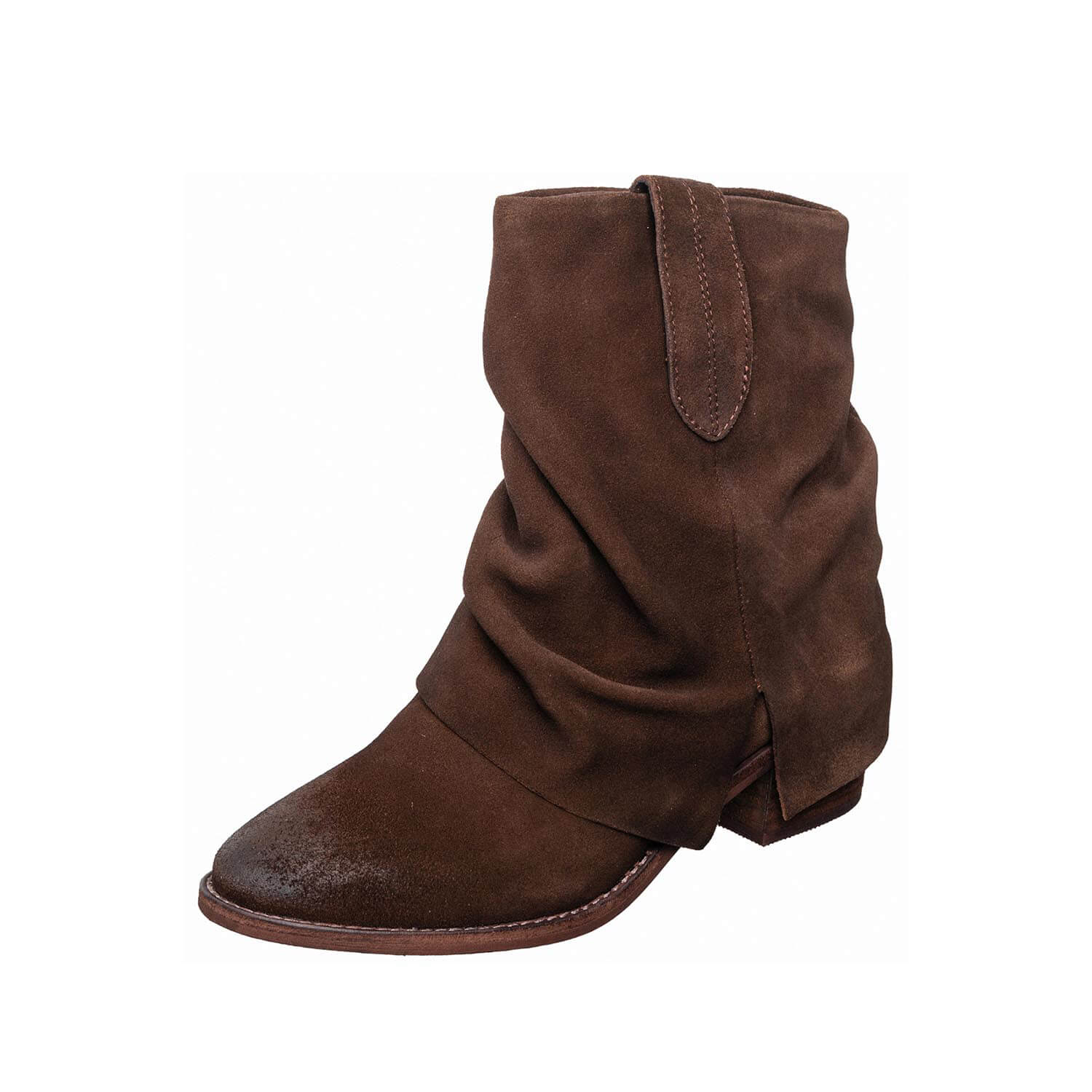 Tarah Fold-Over Boot - Chocolate Brown