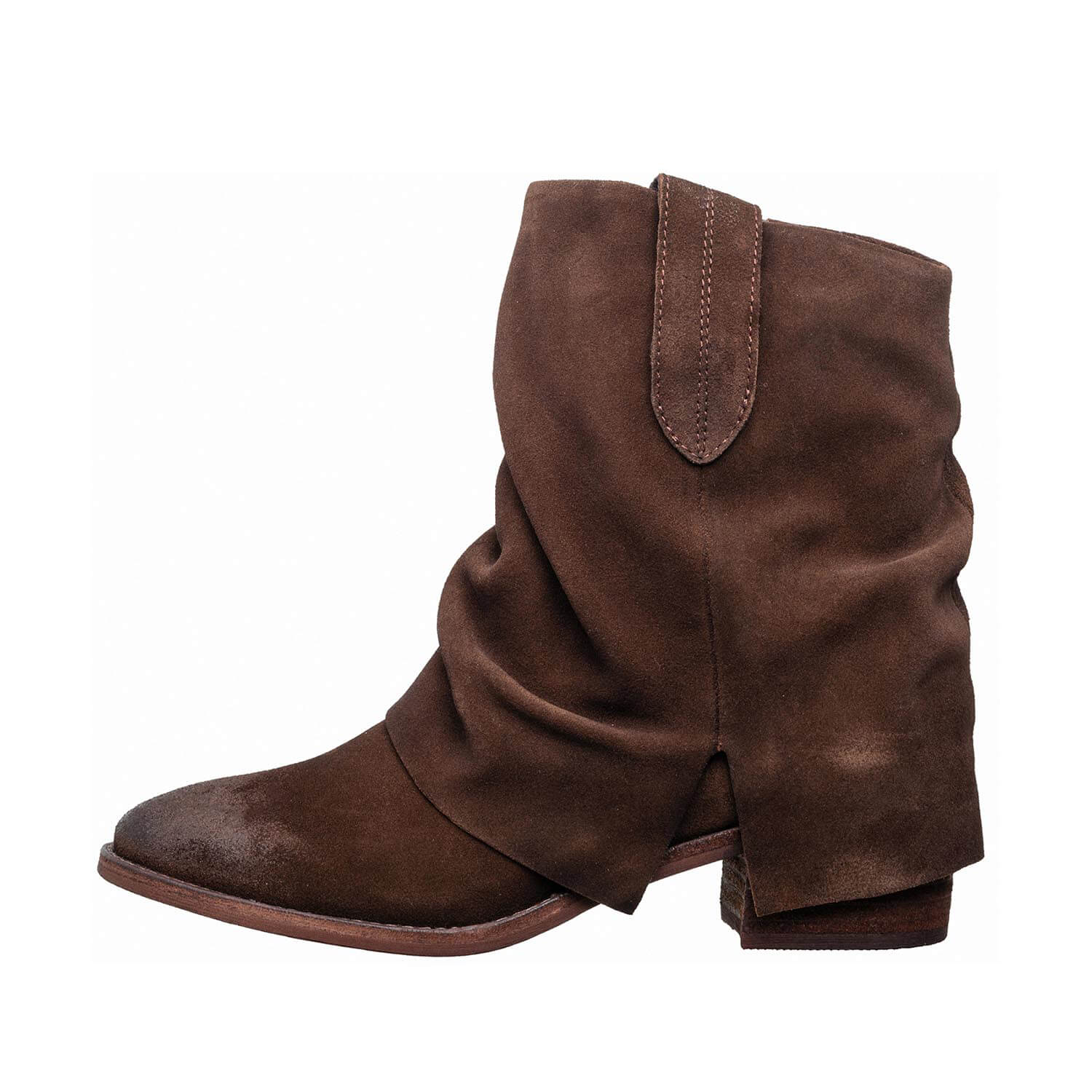 Tarah Fold-Over Boot - Chocolate Brown