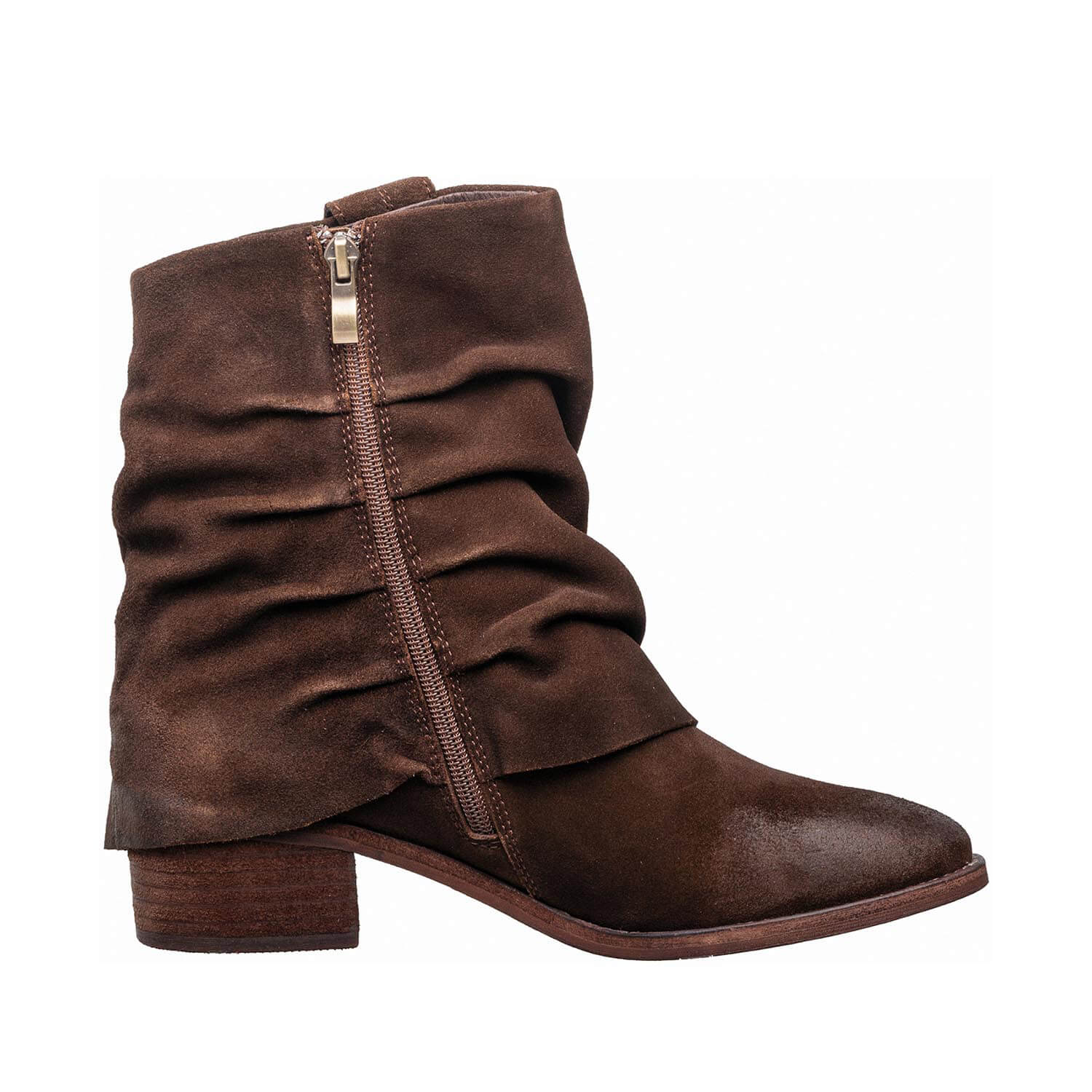 Tarah Fold-Over Boot - Chocolate Brown