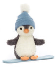 Peanut Penguin Snowboarding - Small