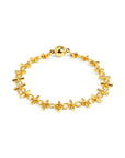 Bar Link Magnetic Bracelet - Gold